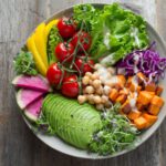 Healthy Food - bowl of vegetable salads