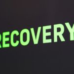 Recovery - a close up of a sign that reads recovery
